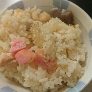 おでんリメイク♪ 炊き込みご飯